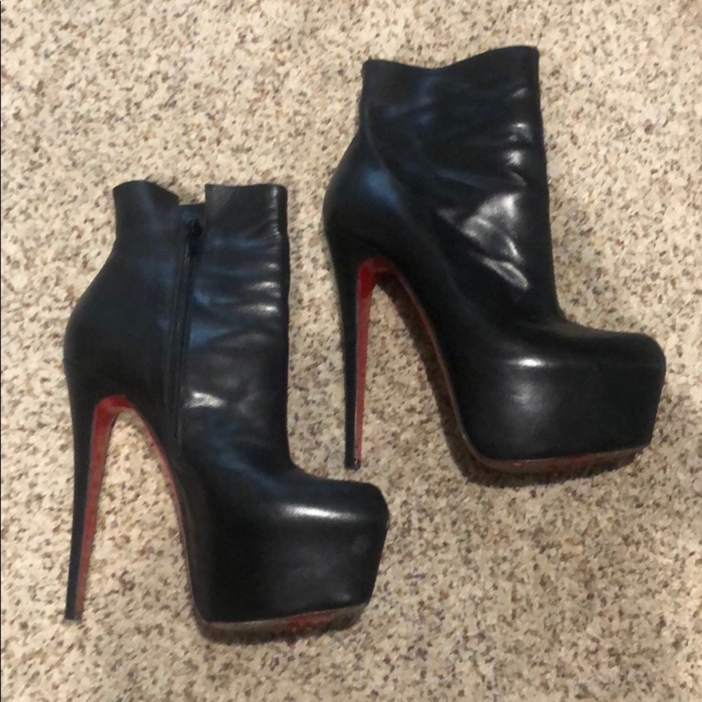 Gorgeous Christian Louboutin platform boots